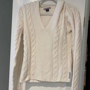 Polo thick sweater with hood